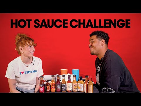 Olive F & Rio Tashan take on the ‘Hot Ones’ Hot Sauce Challenge | DFTD