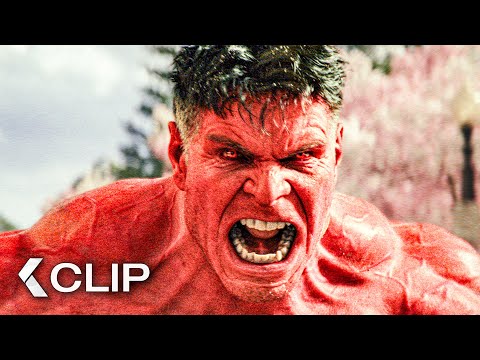 Captain America vs. Red Hulk Fight Scene – CAPTAIN AMERICA 4: Brave New World (2025)