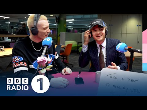 Djo debuts his new song ‘Delete Ya’ in the Radio 1 office