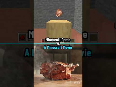 A Minecraft Movie Vs Game