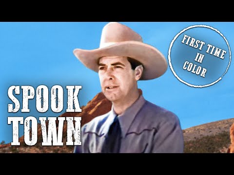 Spook Town | COLORIZED | WESTERN MOVIE | Dave O’Brien