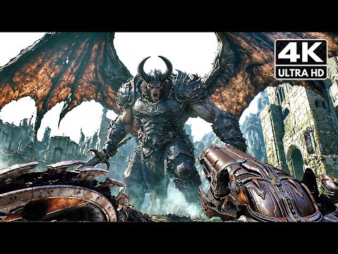 DOOM The Dark Ages – Mech Vs Titan EPIC Battle Scene (2025) 4K ULTRA HD