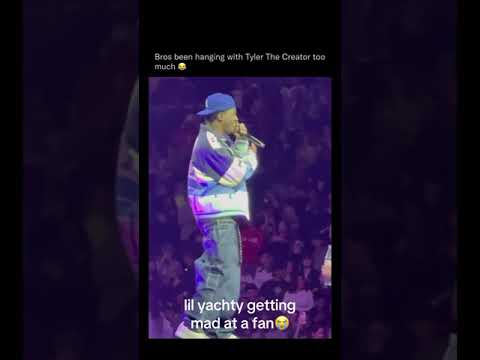 Lil Yachty and Tyler not holding back on their fans anymore😂
