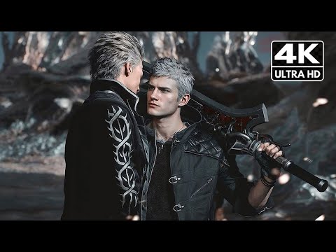 Nero Discovers Vergil is his Father (Devil May Cry) Nero vs. Vergil All Fight Scenes 2025