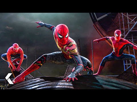 The 3 Spideys Team Up: EPIC Fight Scene In SPIDER-MAN: NO WAY HOME & More Awesome Movie Scenes!