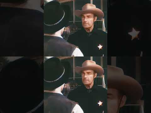 Marshal fires Johnny 🎬 Fighting Man of the Plains (1949) #RandolphScott #westernmovies