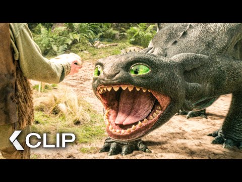 Hiccup Feeds Toothless Scene – HOW TO TRAIN YOUR DRAGON (2025)