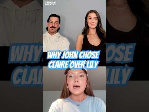 Why John chose Claire? Farmer Wants a Wife INTERVIEW