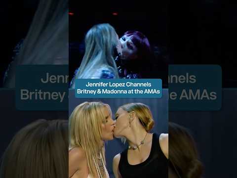 Jennifer Lopez AMAs Kiss vs Britney and Madonna