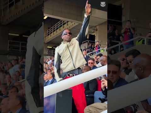 Travis Scott at the el clasico game