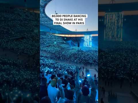 DJ Snake played his final show in Paris this weekend at the Stade de France 🩵