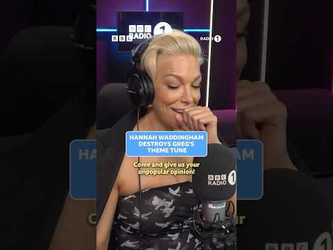 Hannah Waddingham jazzes up the unpopular opinion theme tune 🎵✨