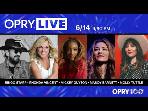 Opry Live – Ringo Starr, Rhonda Vincent, Mickey Guyton, Mandy Barnett, and Molly Tuttle