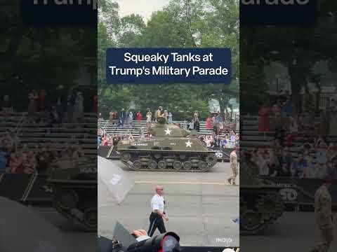 Squeaky Tanks At Trump’s Military Parade