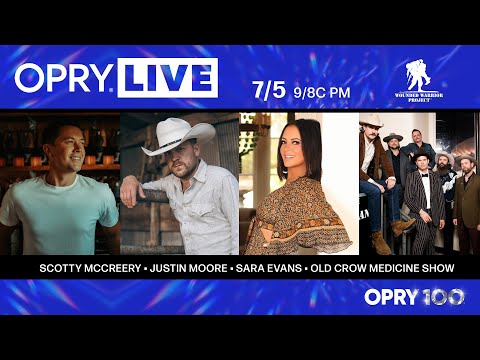 Opry Live – Scotty McCreery, Justin Moore, Sara Evans, and Old Crow Medicine Show