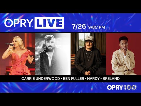 Opry Live – Carrie Underwood, Ben Fuller, HARDY, and BRELAND