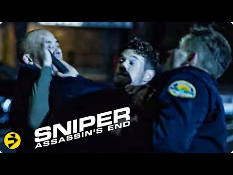 SNIPER: ASSASSIN’S END | Car Park Fight Scene | Beckett vs Cops