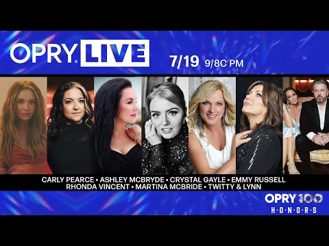 Opry Live – Opry 100 Honors Loretta Lynn: Carly Pearce, Crystal Gayle, Martina McBride, and More!