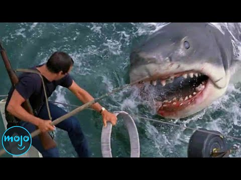 Top 10 TERRIFYING Movie Sharks