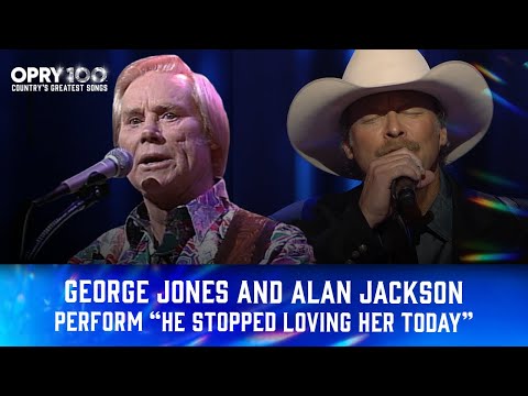 George Jones & Alan Jackson – “He Stopped Loving Her Today” | Opry 100 Greatest Songs
