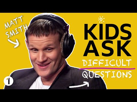 Matt Smith plays Kids Ask Difficult Questions: His dog’s secret life & how much money he gets