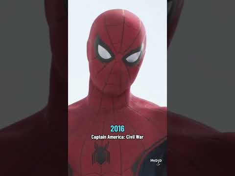 Tom Holland as Spider Man: Then vs Now
