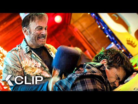 Hutch Fights Gangsters In The Aracde Scene – NOBODY 2 (2025) Bob Odenkirk