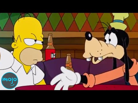 Top 30 Times The Simpsons Made Fun of Disney