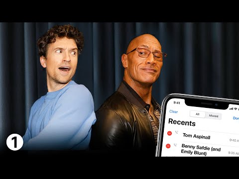 Dwayne Johnson calls Tom Aspinall, Benny Safdie and Emily Blunt for Sit Down, Stand Up