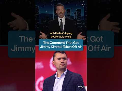 The Comment That Got Jimmy Kimmel Taken Off The Air