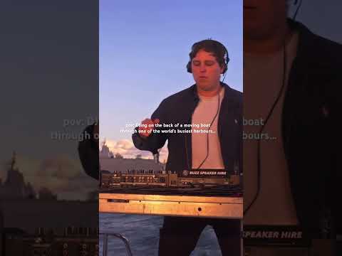 @Blake08Artist braved the Sydney Harbour waves, showcasing his debut album ‘From Sydney With Love‘