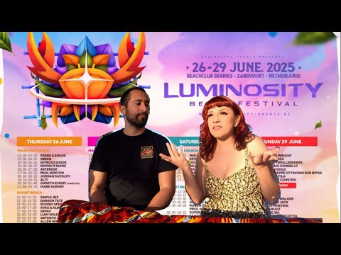 LUMINOSITY BEACH FESTIVAL l Set times l Conflicts l First time