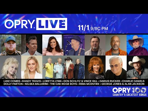 Opry Live โ Opry 100: Countryโs Greatest Songs