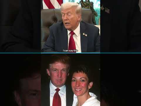 Trump Plays Dumb About Ghislaine Maxwell