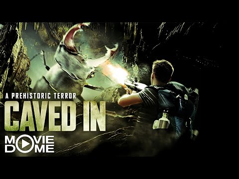 CAVED IN – (ancient monsters horror movie, adventure horror movie) – FULL MOVIE