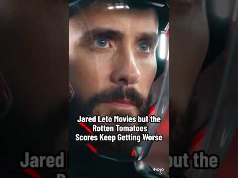 Jared Leto Movies… but the Rotten Tomatoes Scores Keep Getting Worse