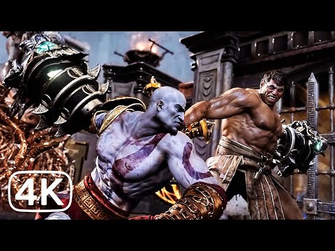 God of War 3 REMASTERED Kratos vs. Hercules (Hardest Difficulty Chaos Mode) PS5 PRO