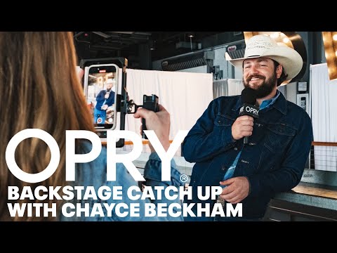Backstage Catch Up With Opry NextStage Artist Chayce Beckham