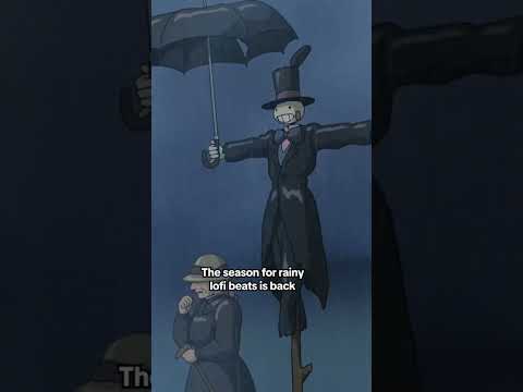 studio ghibli rain is so calming 🌧️