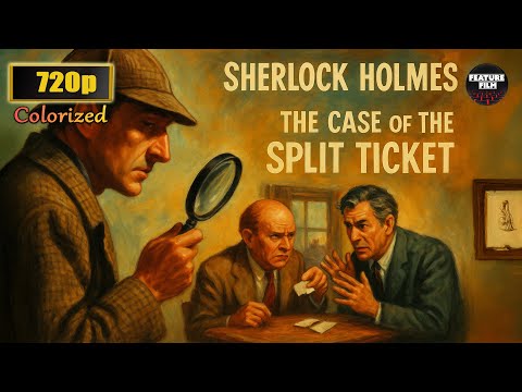 Sherlock Holmes: The Case of the Split Ticket (1954) | Colorized 720p Classic TV Mystery
