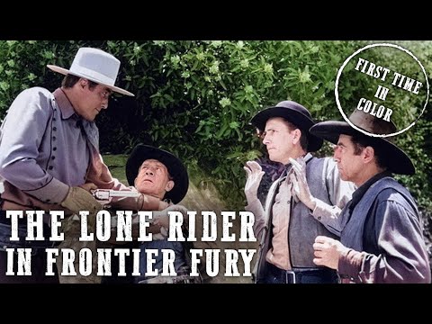 The Lone Rider in Frontier Fury | Al St. John | Western | Colorized | 4K