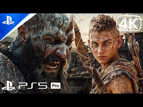 (PS5) Kratos reveals his true power to Son Atreus in an emotional God of War Scene [4K-60FPS HDR]