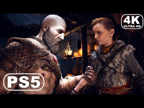 Kratos Reveals Ultimate Power to his Son Atreus God of War Scene [4K-60FPS HDR]