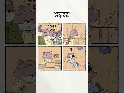 how it feels to forget your headphones