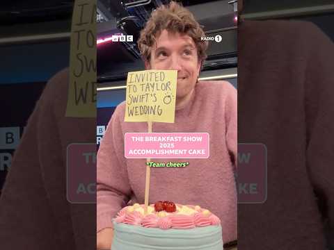 what a year tho 🤩 #2025 #GregJames #TaylorSwift #TravisKelce #Radio1 #ClaudiaWinkleman #Pitbull