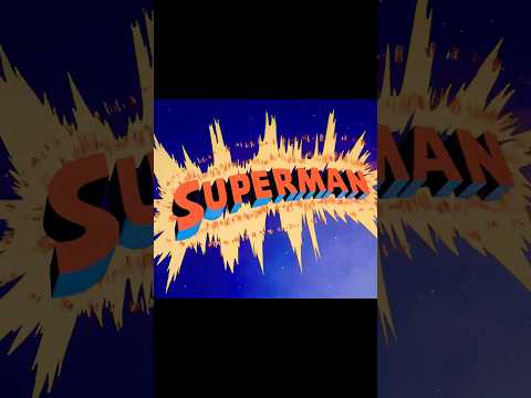 It’s a bird, It’s a plane… It’s Superman!  #cartoon #animation #superman