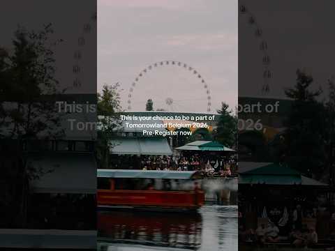 Pre-Register for Tomorrowland Belgium 2026 is now open.