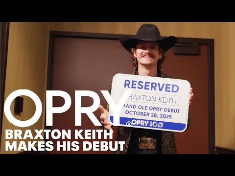 Braxton Keith Makes His Opry Debut!
