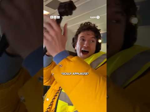 present the show from a plane ✈️ ✅ #RoguePromises #GregJames #IslesOfScilly