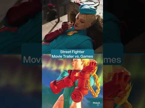 Street Fighter Movie Trailer VS Games